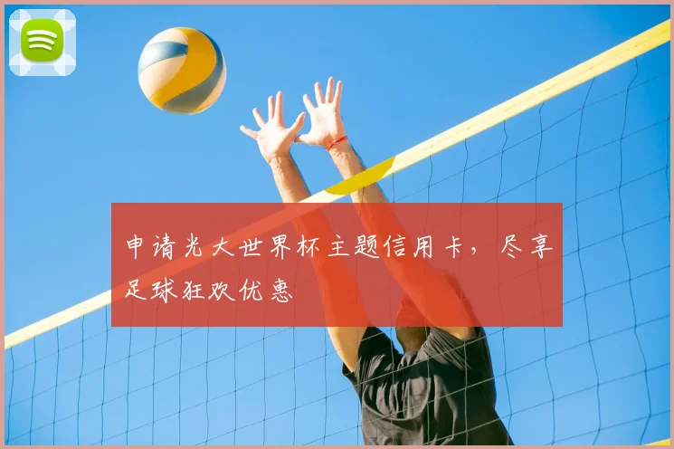 申请光大世界杯主题信用卡，尽享足球狂欢优惠